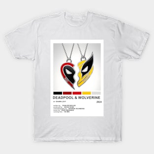 deadpool and wolfrine T-Shirt